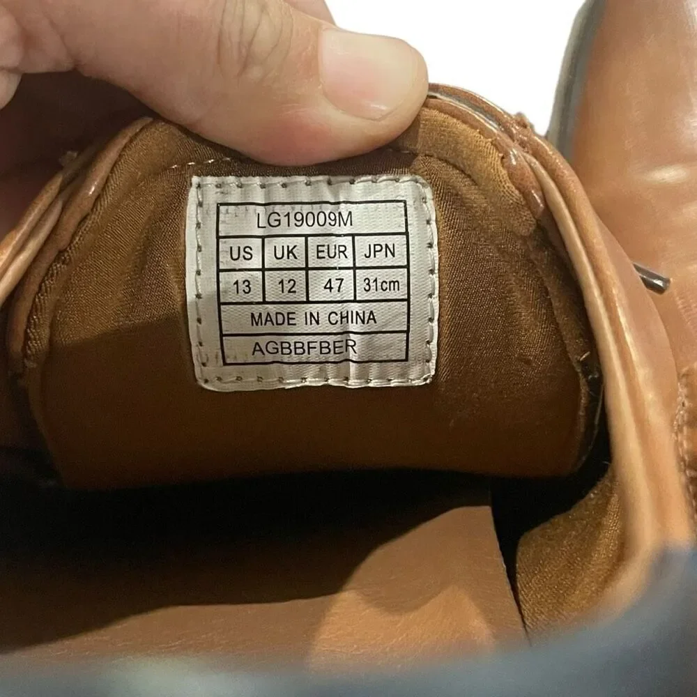 Bruno‎ Marc Tobacco Brown Oxford Shoes - Men’s Size 13